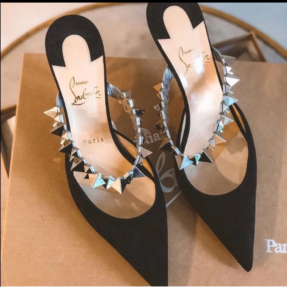 Christian Louboutin Planet Choc Mule Heels